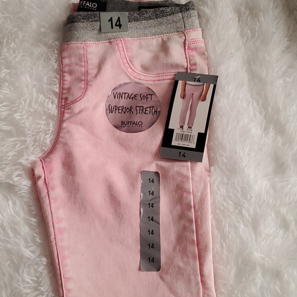 NWT Girl Size 14 Buffalo Convertible Skinny Jeans